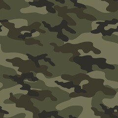 Fototapeta premium green military camouflage pattern army uniforms