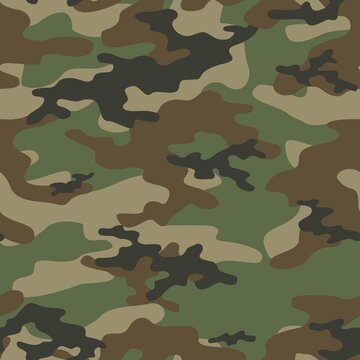 Full seamless abstract military camouflage skin pattern vector for decor and textile. Army masking design for hunting textile fabric printing and wallpaper. 