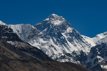 Fototapeta premium Mount Everest, the highest mountain in the world, of Himalayas in Nepal