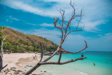 Ta-Yai Beach on Koh Larn Island, Pattaya, Thailand, March 30, 2021
