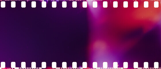 real film strip texture with burn light leaks, abstract background