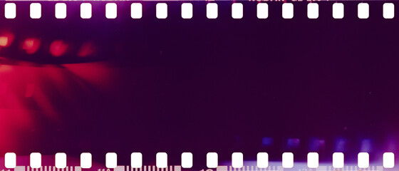 real film strip texture with burn light leaks, abstract background
