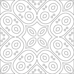 Geometric vector pattern with triangular elements. Seamless abstract ornament for wallpapers and backgrounds. Black and white colors.
