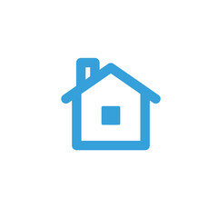 Obraz na płótnie Canvas House vector icon. Home pictogram.
