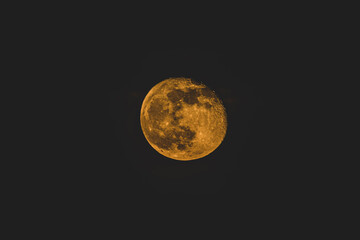 abnehmender Mond im Frühling