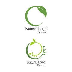 Leaf icon Vector Illustration design Logo template
