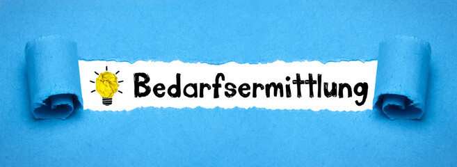 Bedarfsermittlung