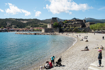 Fototapeta premium La plage de Collioure