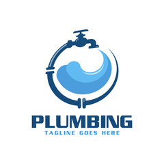 Plumbing Service and repair premium logo vector