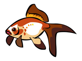 Aquarium fish cartoon