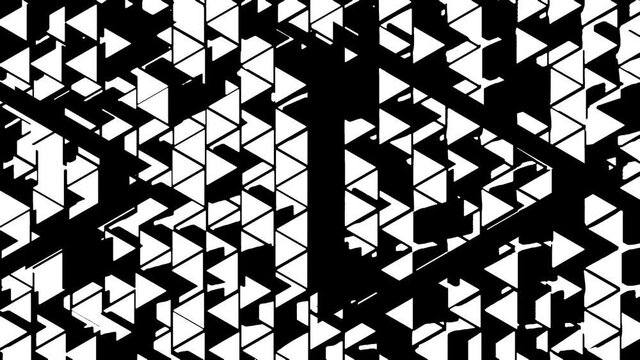 Contrast Herringbone VJ-Loop 2 - Super hypnotic herringbone pattern. Right direction arrow. Perfectly looped.
