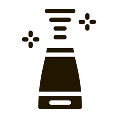 aromatic air device glyph icon vector. aromatic air device sign. isolated symbol illustration