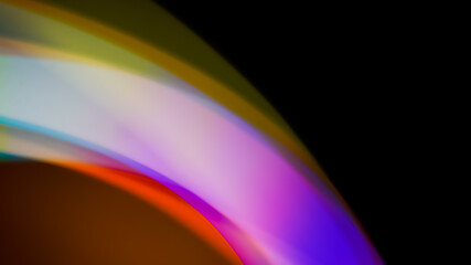 abstract rainbow wave