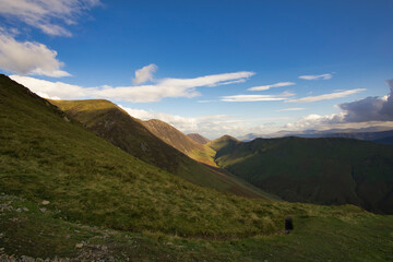 landscape with clouds Lake District