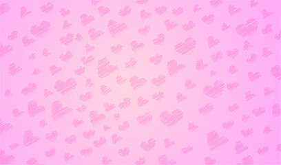 Heart valentine light pink background, Love concept
