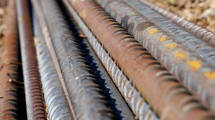 Reinforcement steel for reinforced concrete