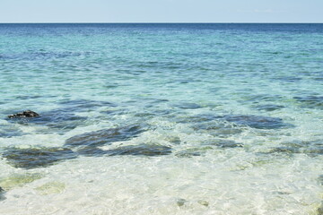 landscape of sea from Lipe island travel location in Thailand