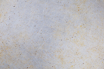 macro structure of scratched old aluminum pan surface