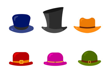 Vector Collection of Hats or Photo Props