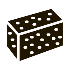 soy tofu glyph icon vector. soy tofu sign. isolated symbol illustration