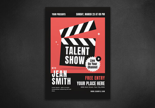 Talent Show Flyer
