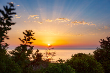 A real beautiful sardinian sunset
