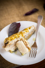 fish baked in the oven with spices, spices