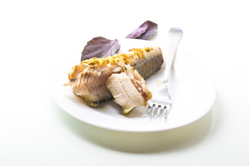 fish baked in the oven with spices, spices