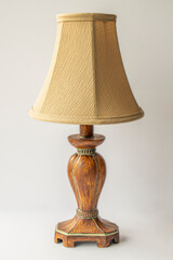 Vintage lamp on white background