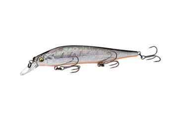 Wobbler with hooks for fishing as bait for fish, which is used for spinning. Fishing tackle for a...