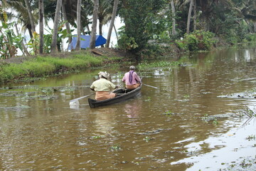 Fototapeta na wymiar village boat