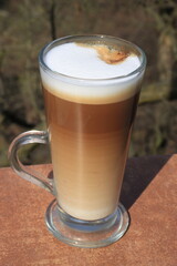 morning cup of coffee - cappuccino