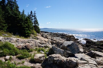 Fototapeta na wymiar Acadia National Park in Maine USA