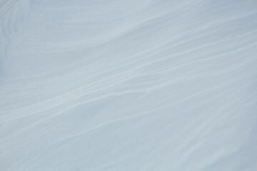 Patterns on the snow. Texture. background. snow - background with empty space for text