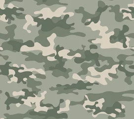 Wallpaper murals Camouflage Military vector camouflage seamless pattern, trendy background for textiles.