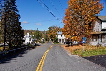 Treadwell USA - 5 October 2014 - Treadwell is a hamlet in the town of Franklin in Delaware County NY
