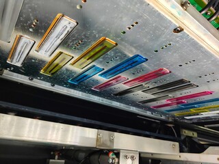 Print head UV C, M, Y, K 