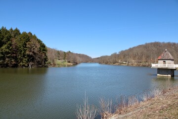 North Park Lake in the Springtime 