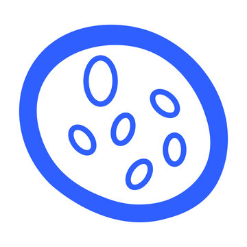 human cell icon design vector