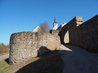 Burg Lichtenberg bei Kusel in Rheinland-Pfalz 
