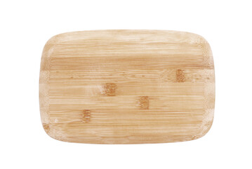Kitchen cutting board isolated on the white background.