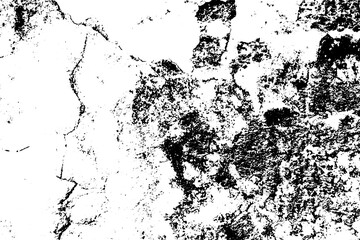 Vector texture cracked concrete wall. Grunge abstract background.