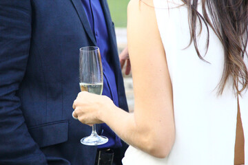 taça de vinho branco