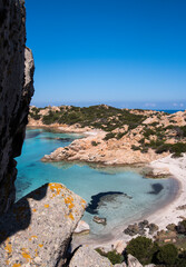 Obraz premium Caprera, spiaggia Cala Napoletana