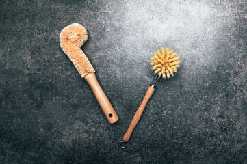 Eco friendly plant based cleaning brushes
