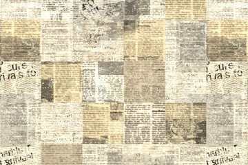 Obraz premium Newspaper paper grunge vintage old aged texture background
