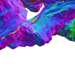 Fototapeta premium Abstract 3d background with colorful triangular mesh