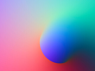 Abstract colorful gradient background, 3d render