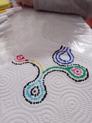 painting on the wall