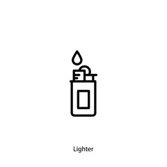 Lighter  icon vector sign symbol